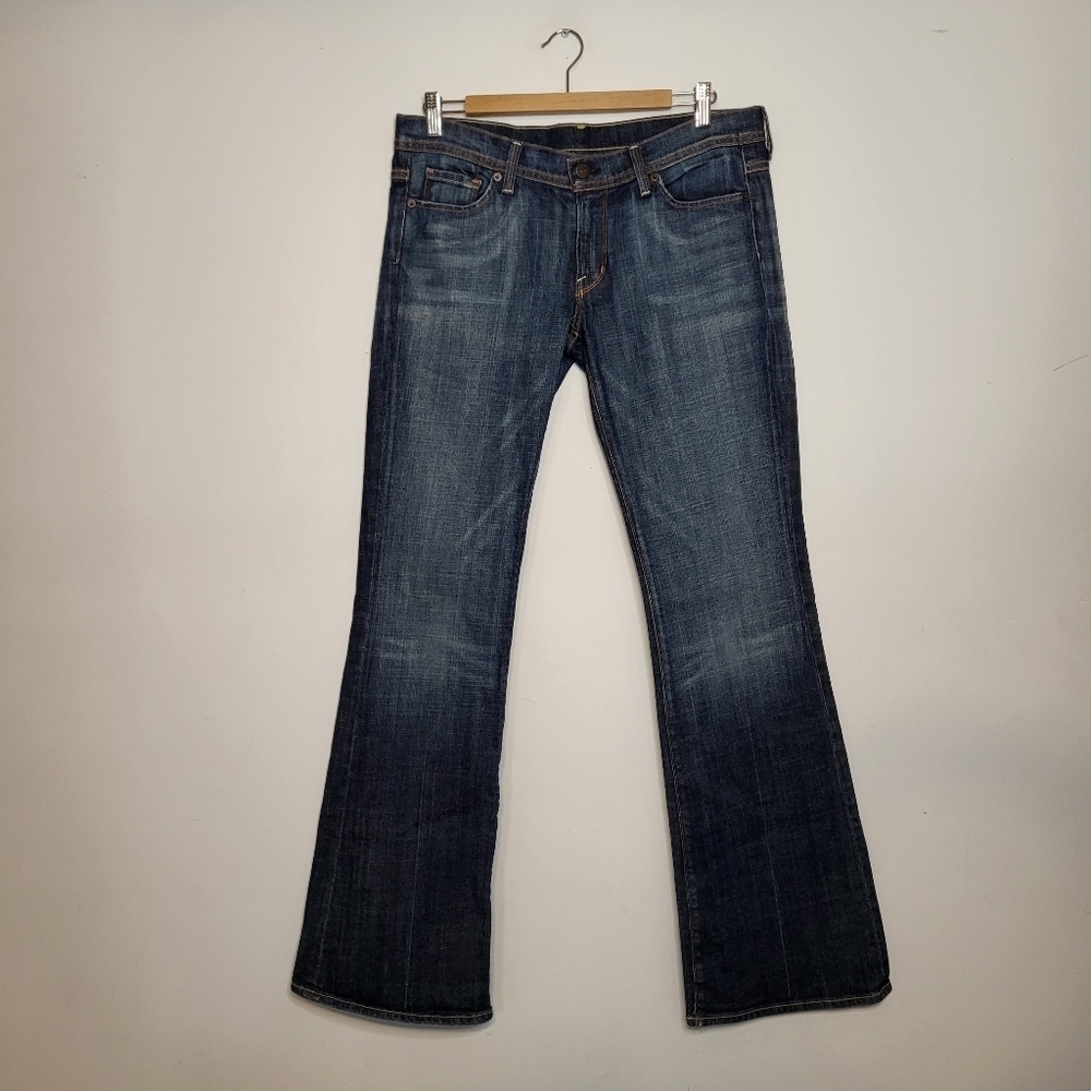 Citizens Of Humanity Blue Boot Cut Jeans